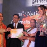 21st National Awards Awrdee Pooja Mishra receiving her Award