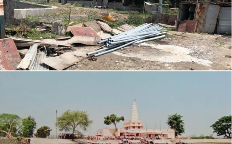  In Nagpur, Ram Mandir Demolished By BJP In 2018 Awaits Reconstruction