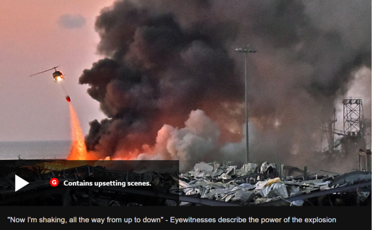 Beirut explosion: Frantic search for survivors of deadly blast
