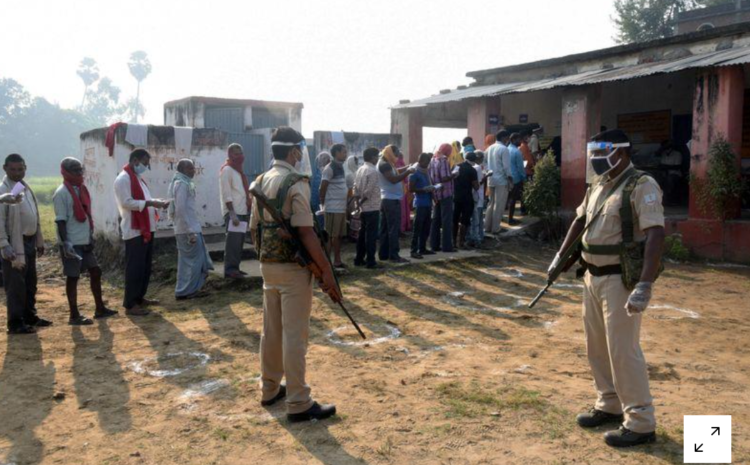  Millions vote in India’s first election in shadow of coronavirus