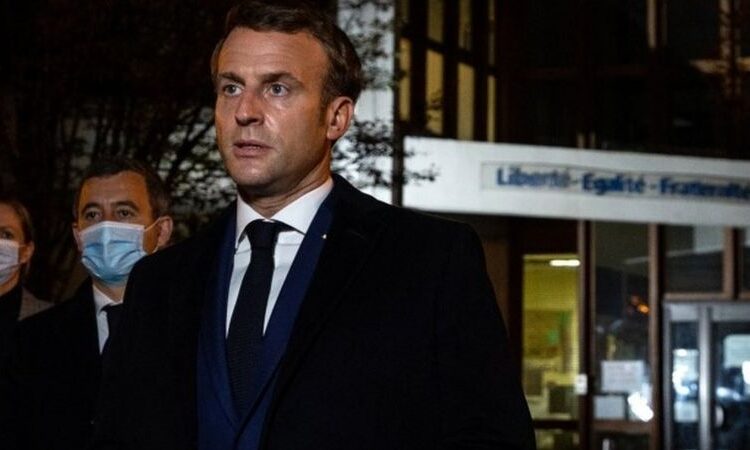  Macron calls Paris beheading ‘Islamist terrorist attack’
