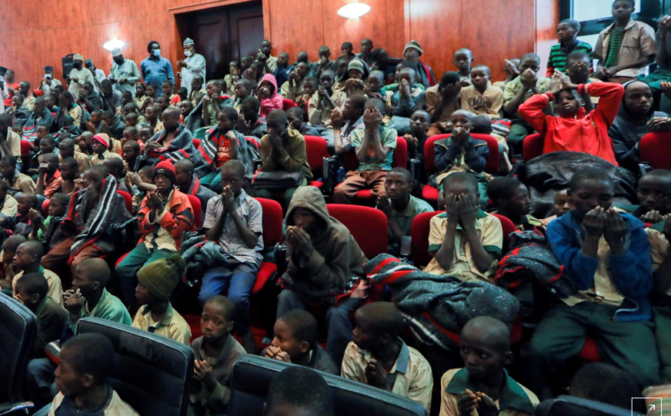  Chaos and jubilation as freed Nigerian schoolboys reunite with family