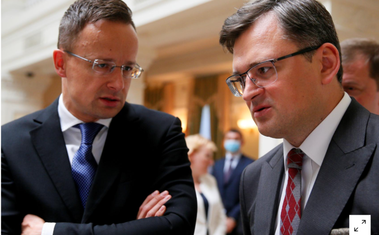  Hungary, Ukraine top diplomats aim to defuse dispute over minority rights