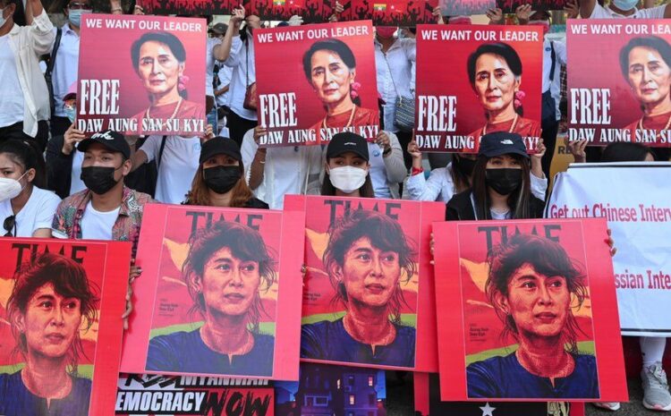 Myanmar coup: Aung San Suu Kyi faces new charge amid protests