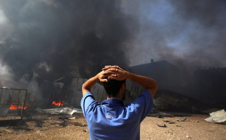 In pictures: Fear and mourning as Israel-Gaza violence rages on