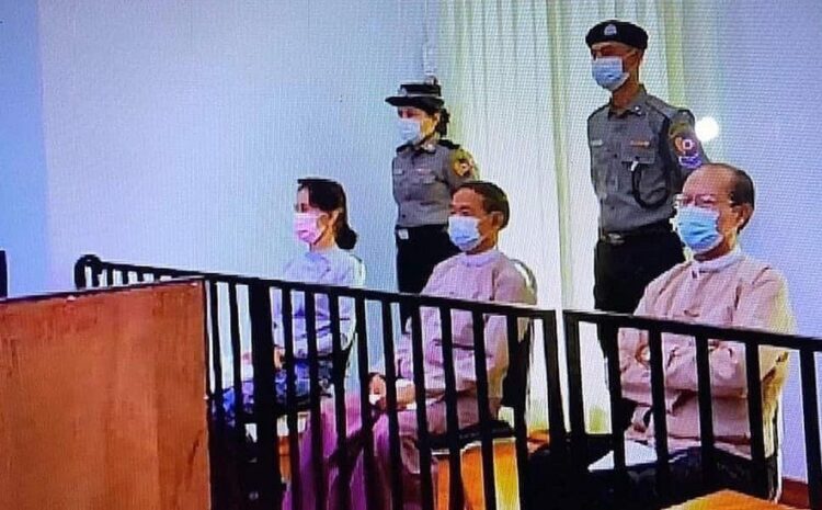  Myanmar: Aung San Suu Kyi appears in court for first time since military coup