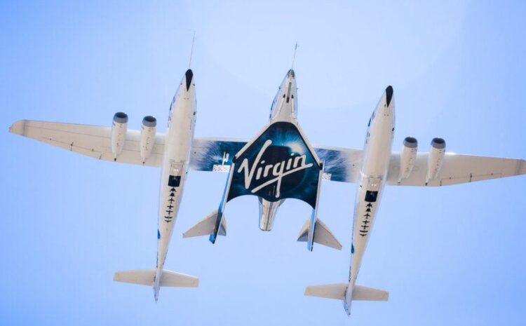  Virgin Galactic rocket plane flies to edge of space