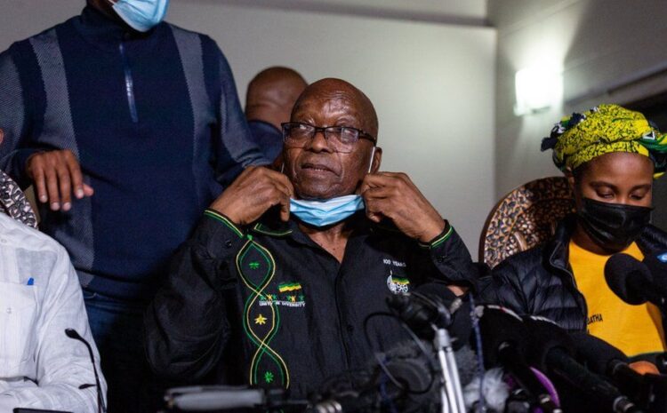 Jacob Zuma: South Africa’s former president hands himself over to police