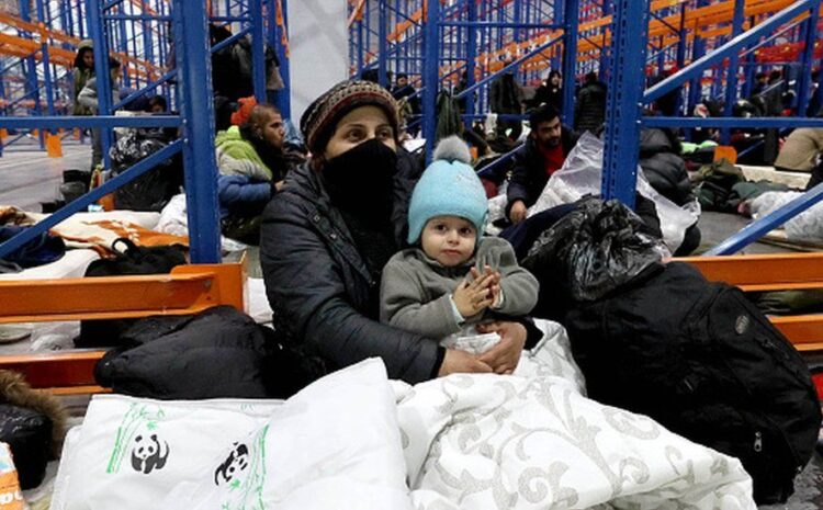 Poland border crisis: Belarus moves migrants stranded in camp