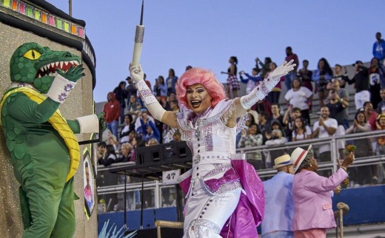  Brazil Carnival: ‘Bolsonaro’ dancer turned into crocodile