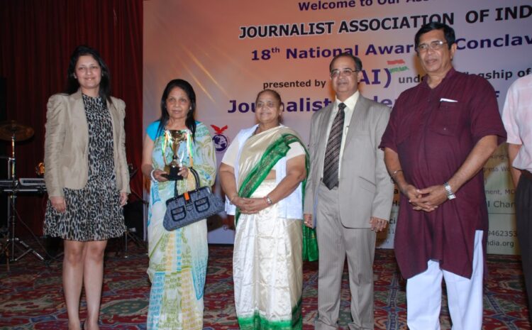 Dr. H K Sethi, Secretary-General of the Journalist Association of India declares the 30th International Women’s Awards